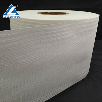 China S-Schnitt-klebendes Seitenband-elastische nichtgewebte Gewebe-Rollenwindel in der weißen Farbe fournisseur