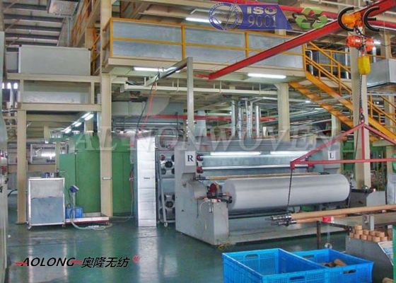 China Gewebe pp. Spunbond nicht, das Maschine mit Kreuz/Linie Prägungsmuster herstellt fournisseur